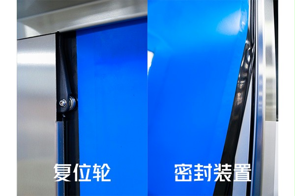 拉鏈快速門復位機構